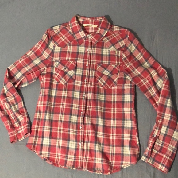 Flannel plaid button down - Picture 1 of 1